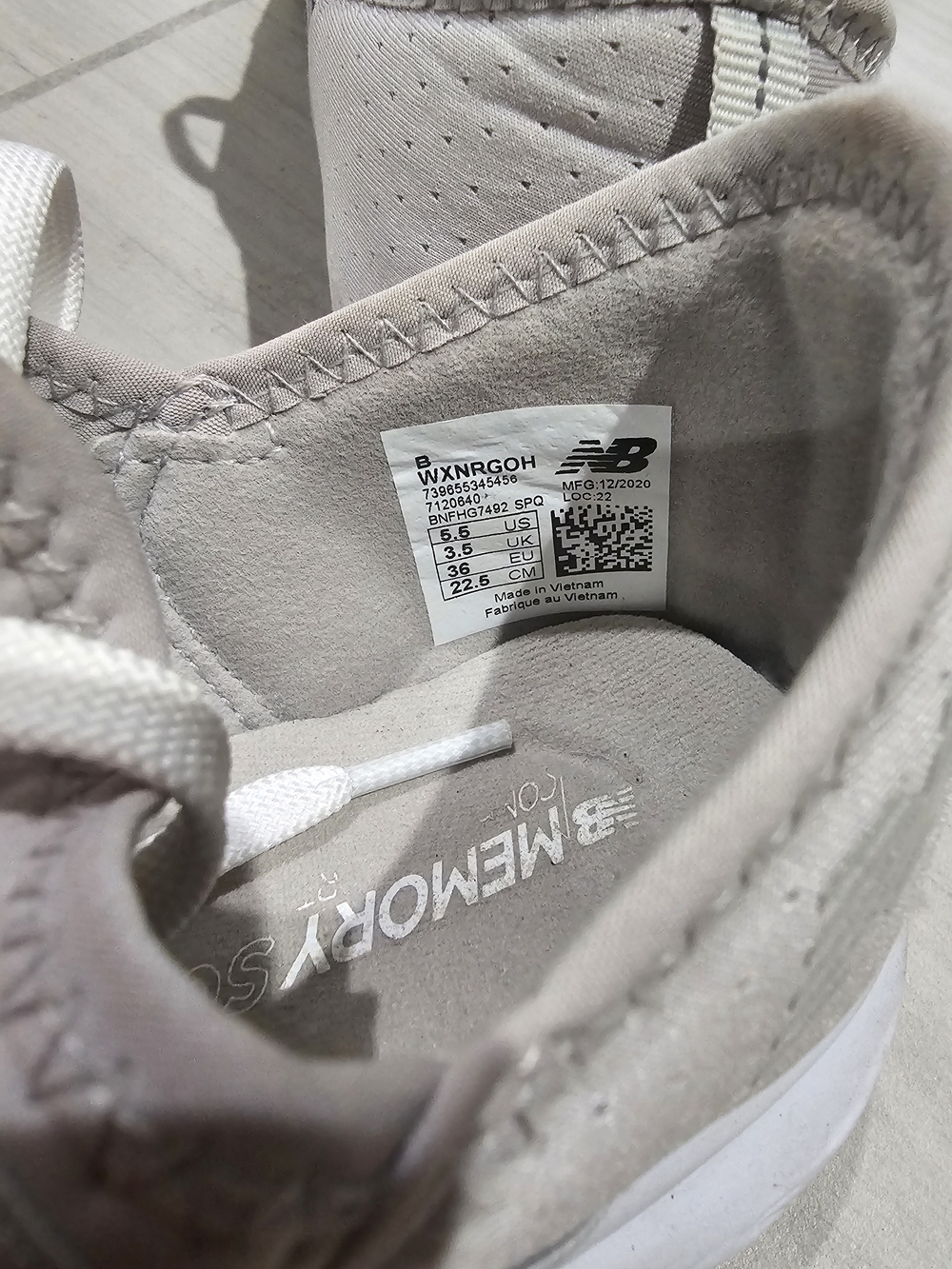 New Balance FuelCore Nergize Women's Light Gray Sneakers Size 5.5 - Picture 5 of 6